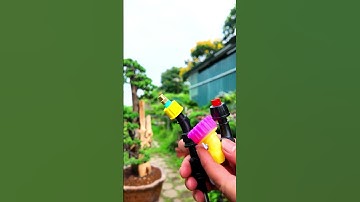 Bình tưới cây dùng Pin sạc (Link mua trong video) #bonsaishop