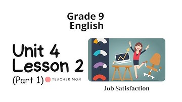 Grade 9 English, Unit 4, Lesson 2, Part 1