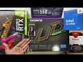 Intel core i5 14400 gigabyte b760 ds3h ax colorful rtx3060 gaming pc build