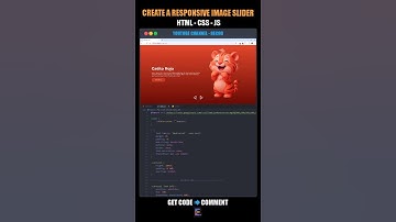 Create a Response Image Slider #shorts #coding #python #html #css #javascript