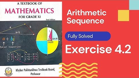 Exercise 4.2 | KPK Mathematics Book First Year