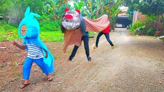 Download Lagu LABUBU DIKEJAR BARONGAN GALAK MP3