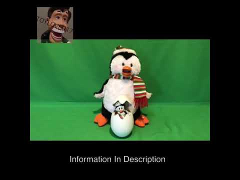 Gemmy Singing Penguin With Chick Baby It S Cold Outside And Rudolph The Red Nosed Reindeer Youtube - baby its cold outside roblox