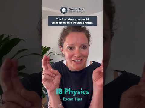 An important journey in improving your grade in IB Physics is to have the right mindset.