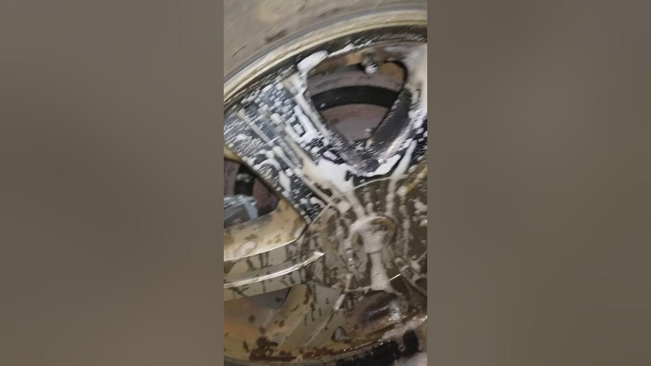 How to clean chrome clad wheels using steel wool 0000 YouTube