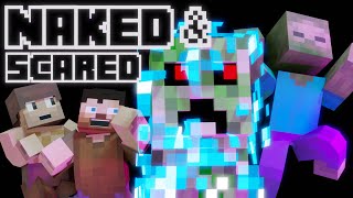 (S26E08) Naked &amp; Scared: Minecraft Challenge in Ultra Hardcore