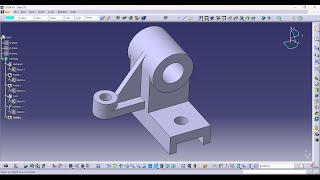 Catia V5  Part Design Tutorials for beginners | Exercise No 24