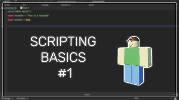 ROBLOX │ Scripting Basics #1 │ Printing and Variables