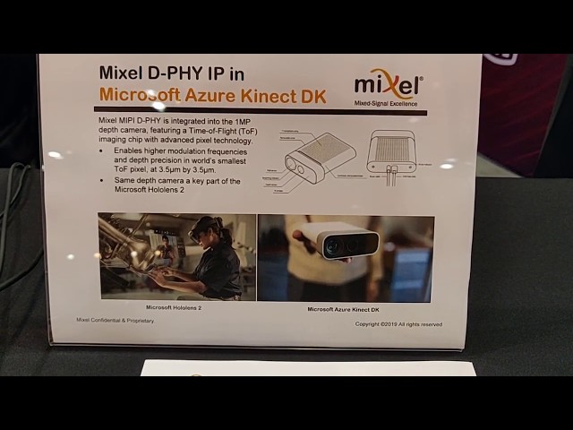 Mixel MIPI D-PHY CSI-2 TX IP Demo Featured in the Microsoft Azure Kinect Developers Kit