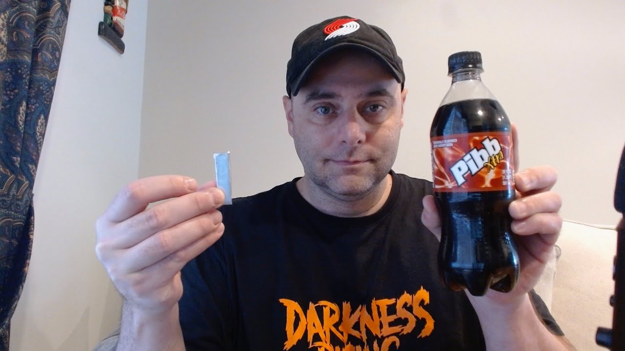 ASMR Drink Review and Gum Chewing Long Music Ramble