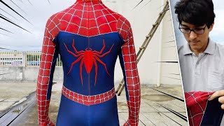 RAIMI SPIDER-MAN COSTUME In Real Life (Suit Up - Cosplay)