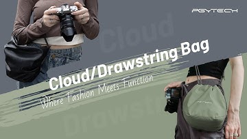 Introducing PGYTECH Cloud/Drawstring Bag – Your Ultimate Small Camera Bag! 📸✨
