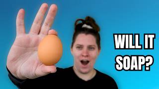 Can you Make Soap with an Egg? Soaping with STRANGE Additives!!