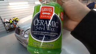Griot's Garage 3 In 1 Ceramic Wax!! My Experience With It As We Put It On The TEST PANEL!!