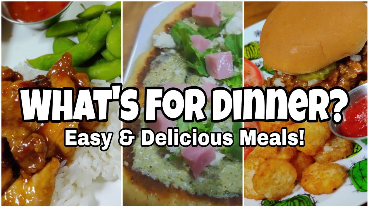 EASY WEEKNIGHT MEALS | Real Life Meal Ideas | WHAT'S FOR DINNER? | Easy ...