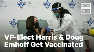 Kamala Harris Receives COVID-19 Vaccine | NowThis