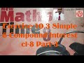 Exercise103 simple  compound interest part3