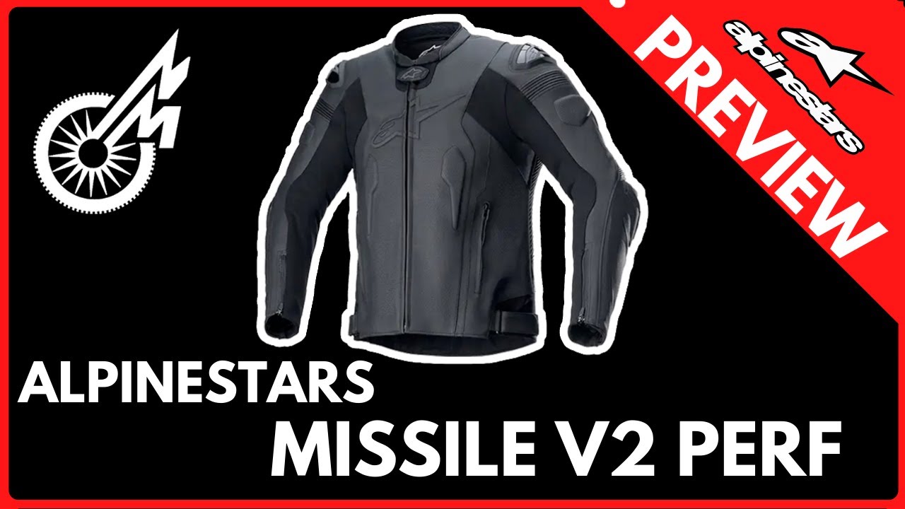 Blouson en cuir Alpinestars Missile V2 Ignition -19%