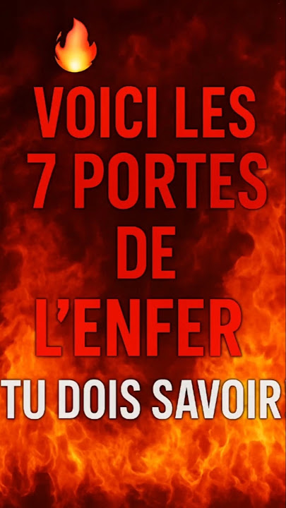 Les 7 portes de l'enfer, Tu dois savoir  #islam #muslim #coran #rappel #viralvideo #enfer #shaytan