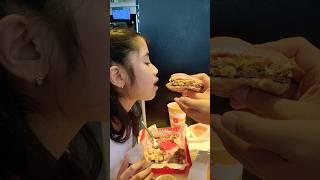 ?Double Cheeseburger and Us? cheeseburger mcdonalds mcdo yummy burger yum shorts tastetest