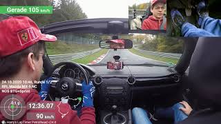 Scary - My first WET lap on the Nordschleife | Almost lost it at Fuchsröhre | Touristenfahrten