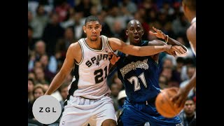 Prime Tim Duncan (99 - 03) Scoring Skills Compilation