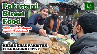 Kuliner Pakistan pinggir jalan, cuma 4000 rupiah bisa dapat jajanan full daging, Murah dan Mewah