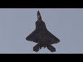 West virginias greatest airshow 2023  f22 raptor demonstration