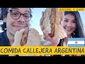 PROBANDO COMIDA CALLEJERA EN ARGENTINA || CHORIPAN, BONDIOLA, PROVOLETA y mas!