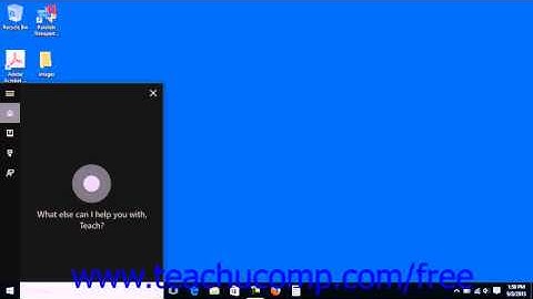 Windows 10 Tutorial Search Using Cortana in Windows 10 Microsoft Training