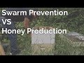 The Balance Between Swarm Prevention And Honey Production