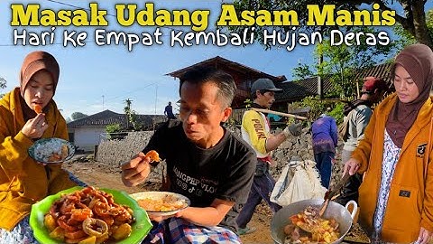 KEHIDUPANKU DI DESA | PERTAMA KALI MASAK UDANG ASAM MANIS