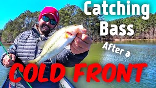 Prespawn bass fishing after a Massive Cold Front screenshot 1