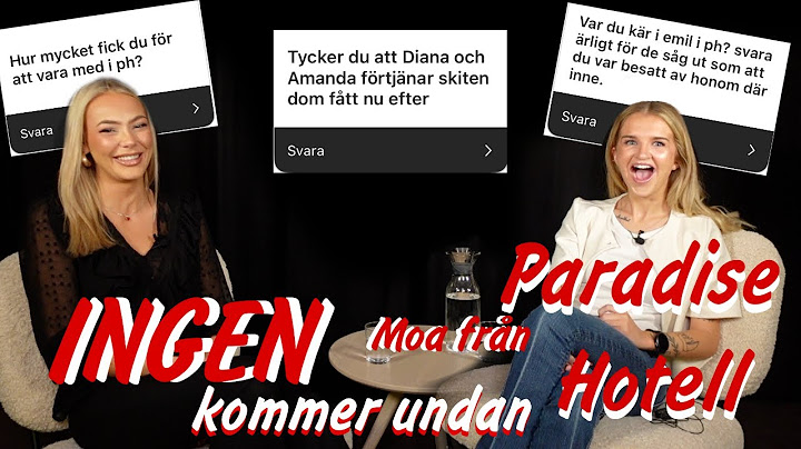 INGEN KOMMER UNDAN #41 - MOA FRÅN PARADISE HOTELL!