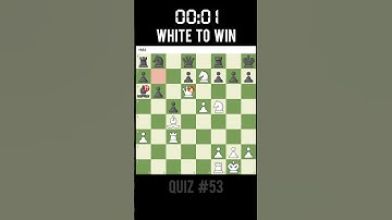 Crazy queen sacrifice!! 🤯 Chess Quiz number 53 #chess
