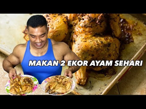 Bodybuilder Makan 2 Ekor Ayam Sehari