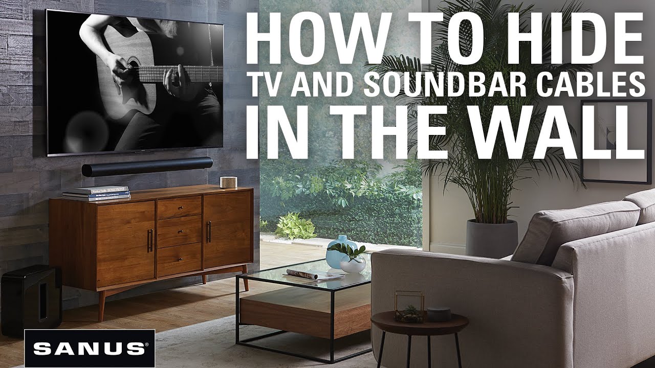 How to Hide TV Wires on Your Wall Mounted TV without Changing Wiring