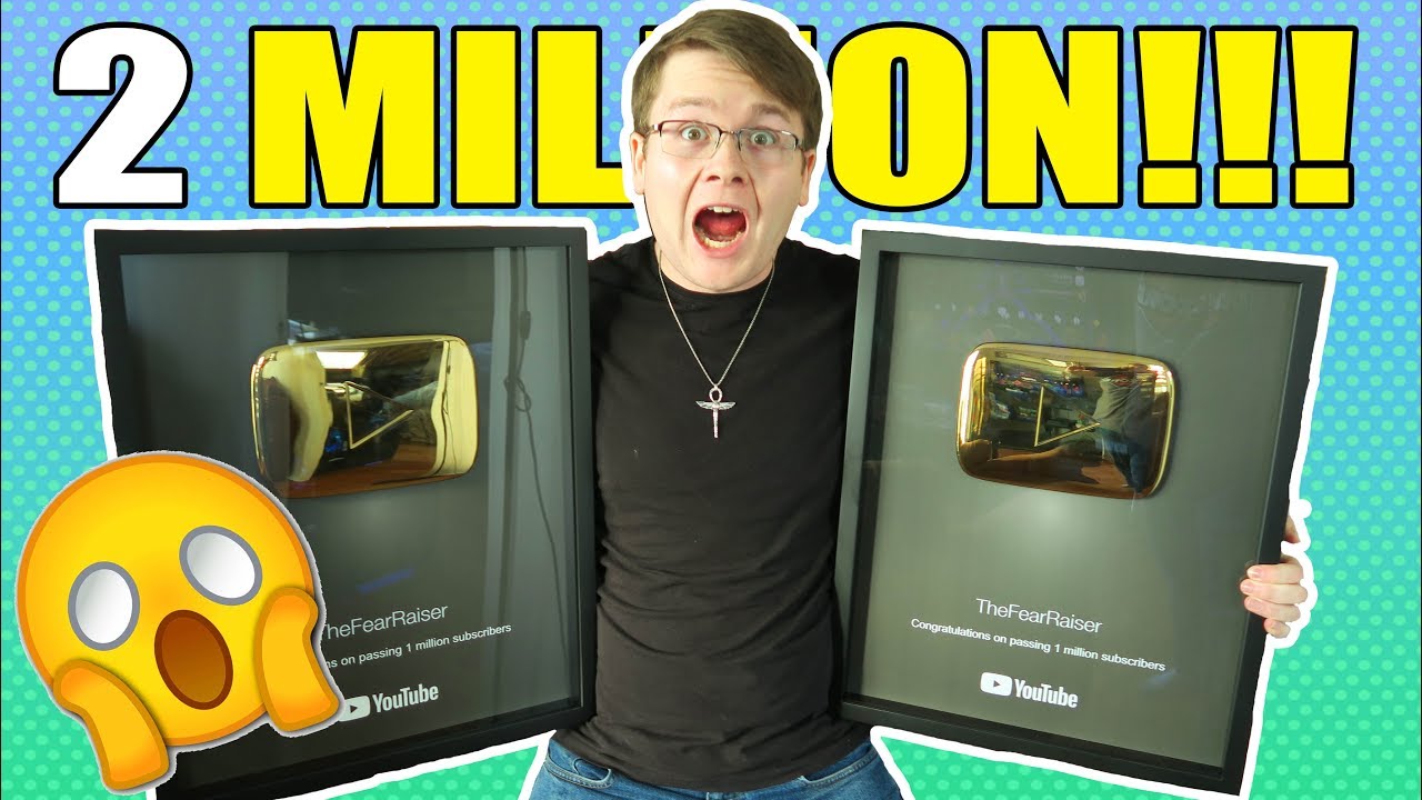 Youtube Sent Me 2 One Million Plaques Youtube