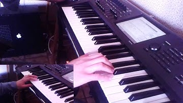 shine on intro synth and guitar solo split cover, but that