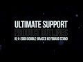 Ultimate Support Product Outlines - IQ-X-2000 Double-Braced IQ Series® Keyboard Stand