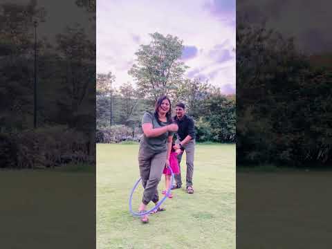 Aru hula hoop challenge with mom dad ?