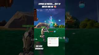 His Syphen Activated But .. 😱 #fortnite #fortniteclips #gaming