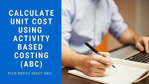 How To Calculate Unit Cost Using ABC (Activity Based Costing)? THE 3 STEPS!