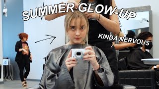 a huge summer glow-up (new hair, piercings & workout)