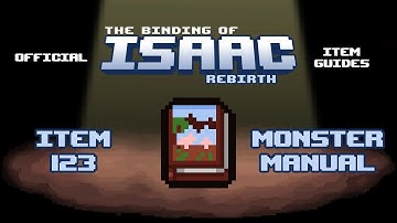 Official TBOI Item Guides No. 123: Monster Manual