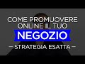 Come promuovere online il tuo NEGOZIO | Strategia esatta