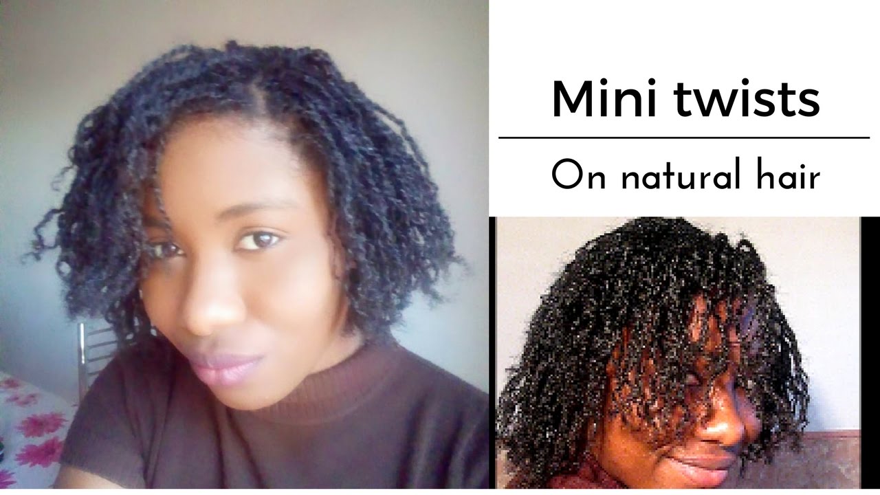 Mini Twists On Short Medium Length Natural Hair Happy S Curls
