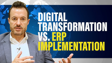 What is Digital Transformation? | Digital Transformation vs  ERP Implementation