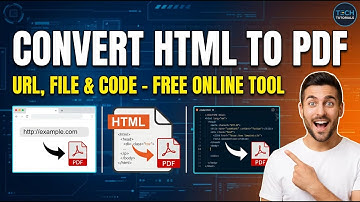 How to Convert HTML to PDF URL, File, & Code Free Online Tool