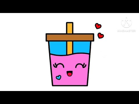 كيف ترسم كوب عصير كيوت سهل خطوة بخطوة تعليم رسم كوب عصير رسم كوب عصير كيوت تعليم الرسم رسم سهل